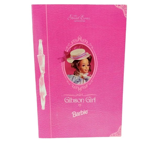 Gibson Girl Barbie #3702 Great Eras Collection Vintage 1993 MINT in Book Box - Picture 6 of 11